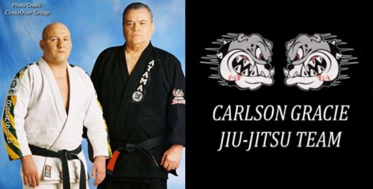 Carlson Gracie com seu filho Carlson Gracie Júnior