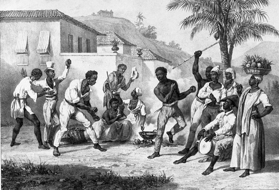 Roda de Capoeira por Johann Moritz Rugendas (1835)
